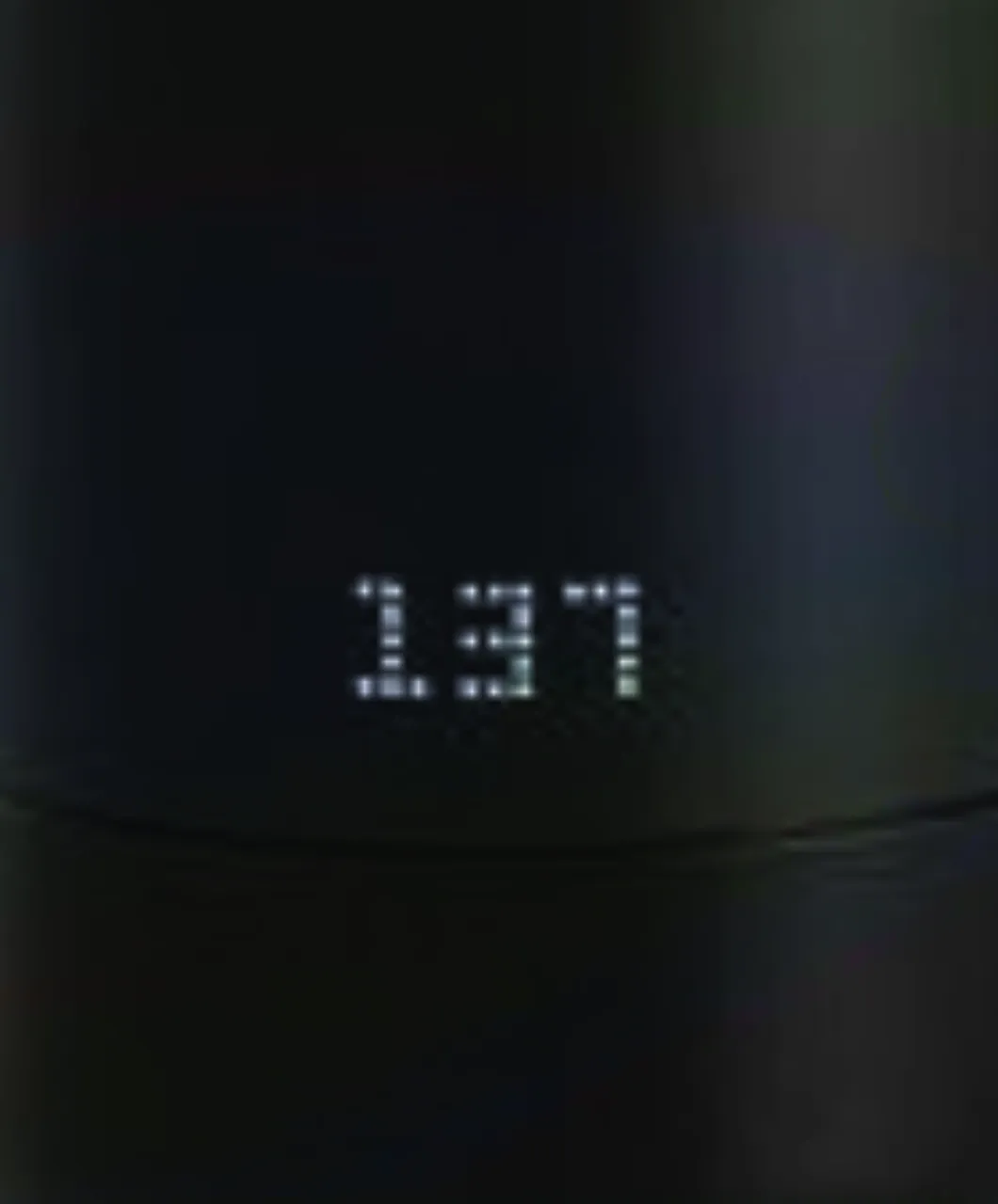 The display only shows up when it has something to say